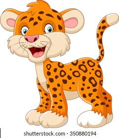 Cute leopard cartoon