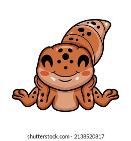 Cute Leopard Geckocartoon-Charakter