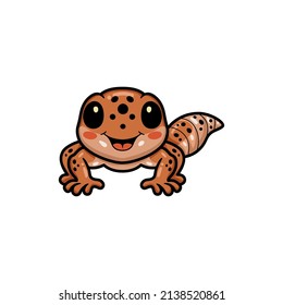 Cute Leopard Geckocartoon-Charakter