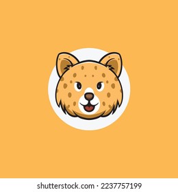 Ilustración de dibujos animados Cute Leopard smid