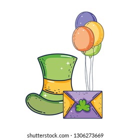 cute leprechaun hat icon