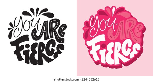 Cute lettering postcard about life, t-shirt design, mug print.