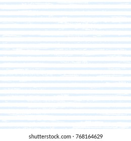 Cute light blue and white striped seamless pattern with vintage scratched effect for your wrapping or textile design