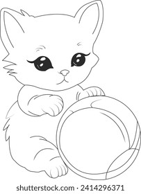 Cute line art cat for coloring page
Versatile Designs for Coloring Books, T-shirts, Hoodies, Phone Cases, Mugs, and More—Perfect for Any Print Project!