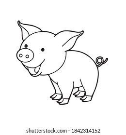 Ein süßes Kunstschwein