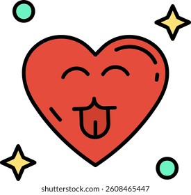Cute Line vector Icon Design