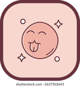 Cute Line vector Icon Design