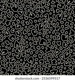 CUte linear animal print spots leopard pattern