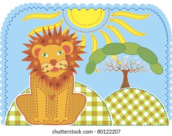 Cute lion