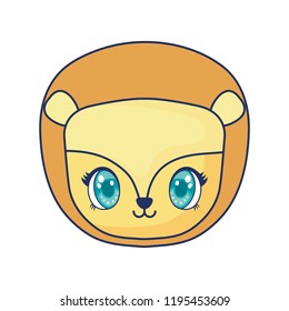 cute lion adorable character