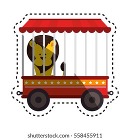 cute lion animal circus