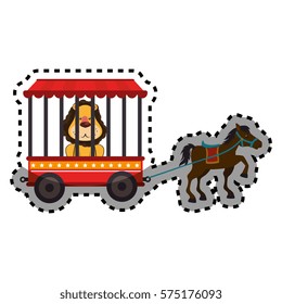 cute lion animal circus