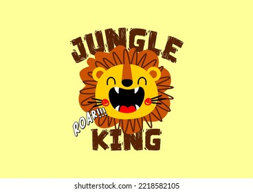 cute lion baby for printing kids t shirt