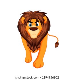 Cute lion cartoon