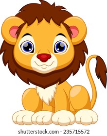 Cute Lion Cartoon