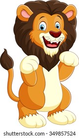 cute lion cartoon