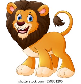 cute lion cartoon