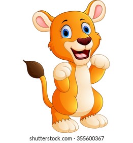 cute lion cartoon