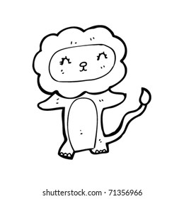 cute lion cartoon