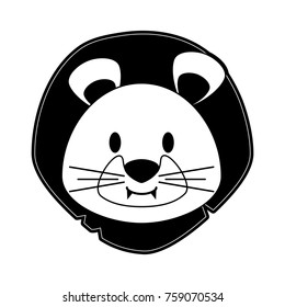 Cute lion cartoon