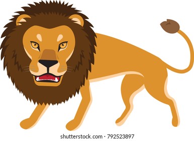 Cute Lion Cartoon