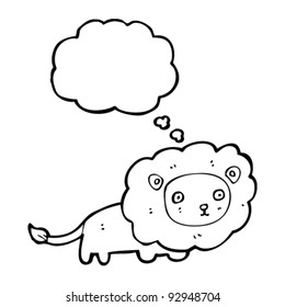 cute lion cartoon