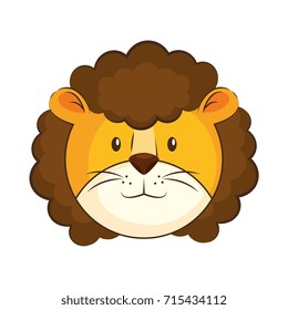 Cute Lion Character Icon Stock Vector (Royalty Free) 715434112 ...