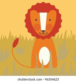 Cute Lion Cub