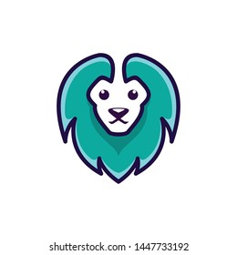 Cute lion design illustration vector