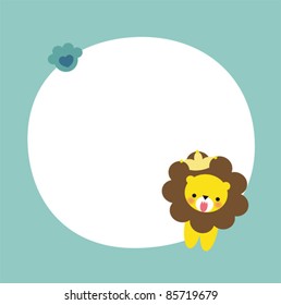 Cute Lion Frame