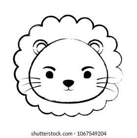 cute lion icon