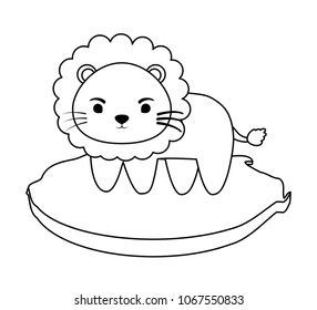 cute lion icon