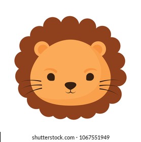 cute lion icon