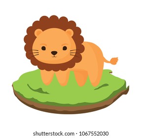 cute lion icon