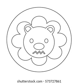 Cute Lion Icon