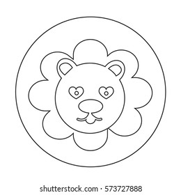 Cute Lion Icon