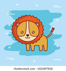 cute lion icon image