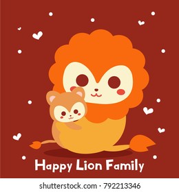 Cute Lion Illustration