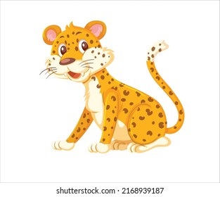 Cute Lion kids animal vector