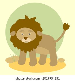 CUTE LION. FOR REGISTRATION OF CHILDREN'S X STATIONERY. FOR REGISTRATION OF CARDS. TEXTILES, BANERS AND MUCH MORE