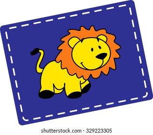 Cute Lion - Vector