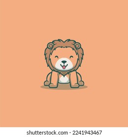 CUTE LION VECTOR STOK INSPIRATION
