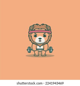 CUTE LION VECTOR STOK INSPIRATION
