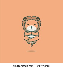 CUTE LION VECTOR STOK INSPIRATION