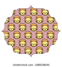 cute lions design
