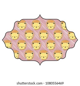cute lions design