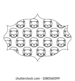 cute lions design