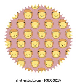 cute lions design