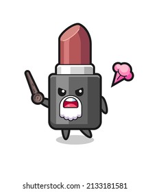 cute lipstick grandpa is getting angry , cute style design for t shirt, sticker, logo element