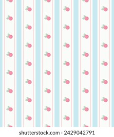 Cute litle roses pattern design. Vector illustration.